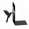Soporte para libros - colibrí izquierdo, negro estructural