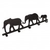 Perchero - elefantes, negro estructural