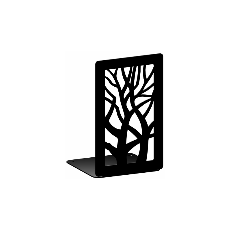 Soporte para libros - sombra de árbol, negro estructural