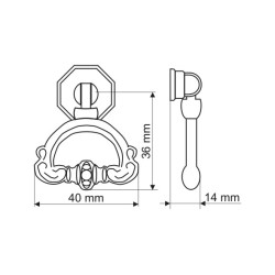 Pomo KT01, cuero mate