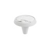 Pomo GU09 pack de 2 unidades, blanco + decor mármol